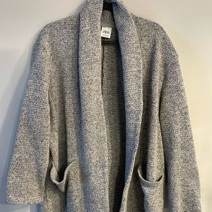 Men’s Zara Grey Cardigan, Size: Medium
